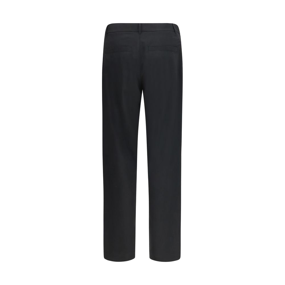 Black Polyester Pants