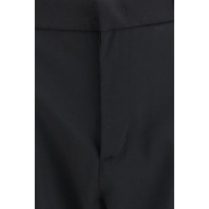 Black Polyester Pants