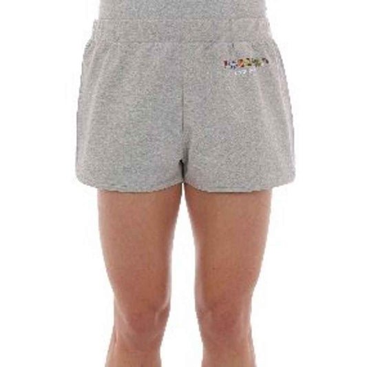 Gray Cotton Bermuda Shorts