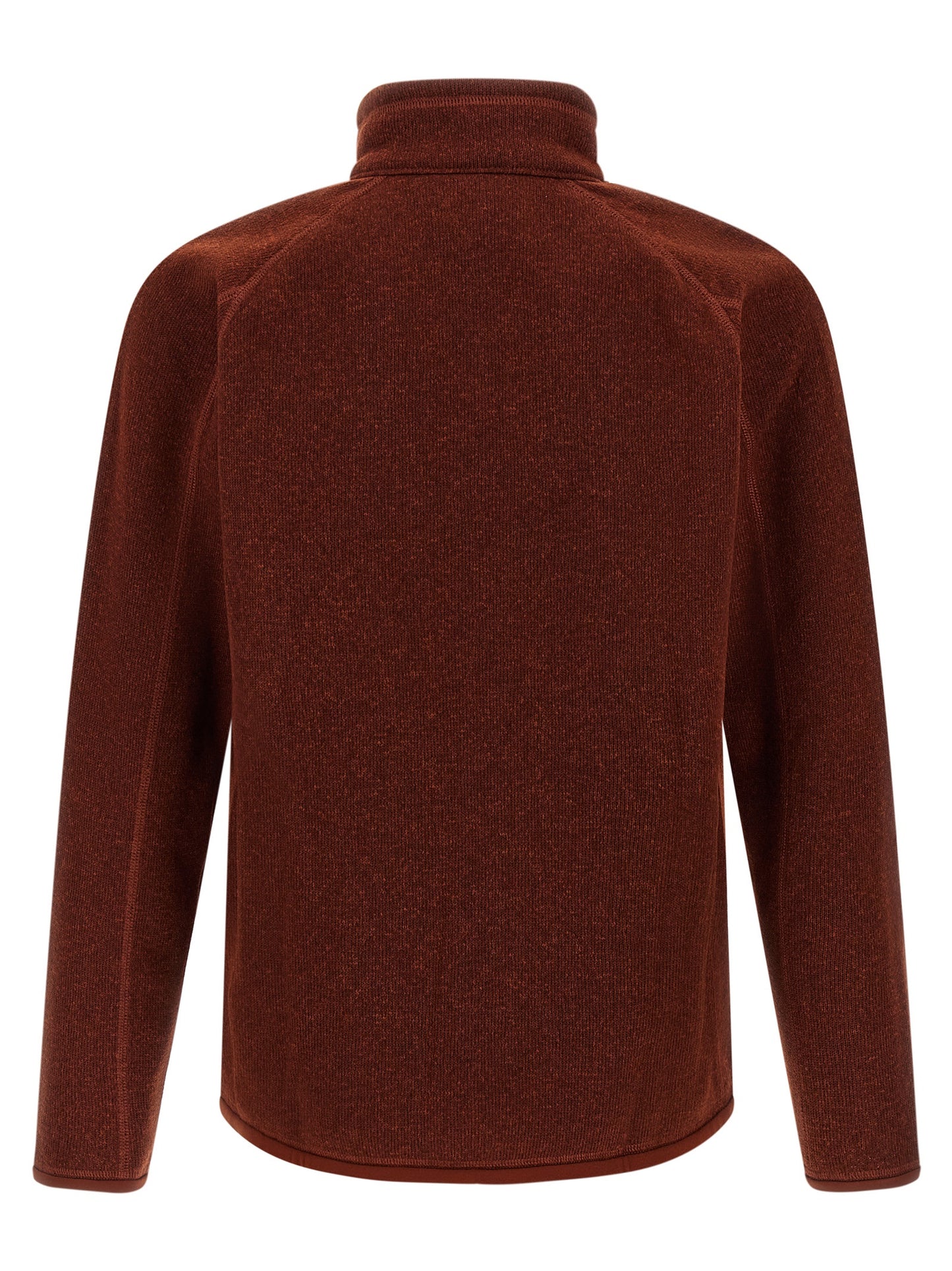 Red Polyester Full-Length Jacket