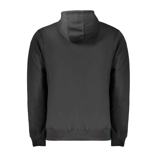 Black Cotton Men's Sweatshirt