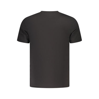 Black Cotton Men's T-Shirt