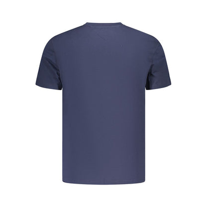 Blue Cotton Men's T-Shirt