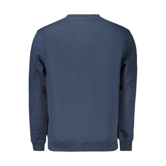 Blue Cotton Men's Sweatshirt