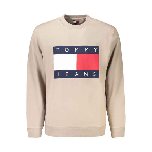 Beige Cotton Men's Sweatshirt