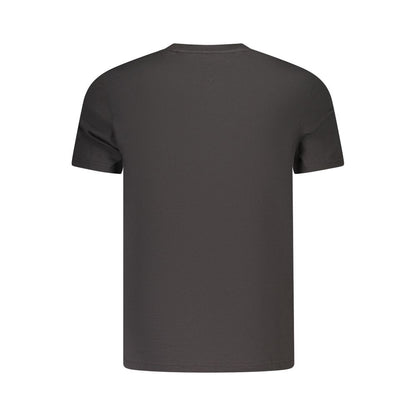 Black Cotton Men's T-Shirt