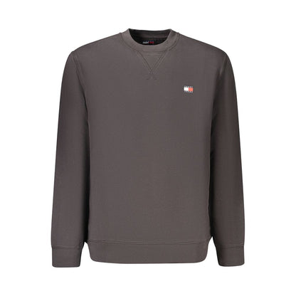 Black Cotton Menswear Sweatshirt
