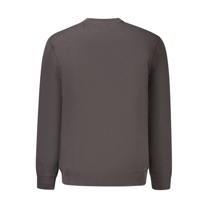 Black Cotton Menswear Sweatshirt