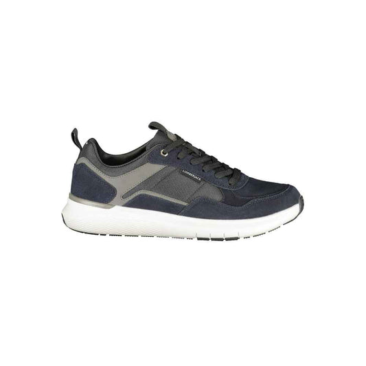 Blue Polyurethane Men's Sneaker
