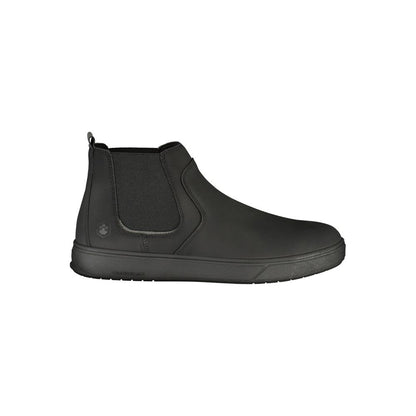 Nero Polyester Uomo Boot