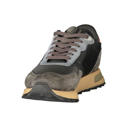 Nero Polyurethane Uomo Sneaker