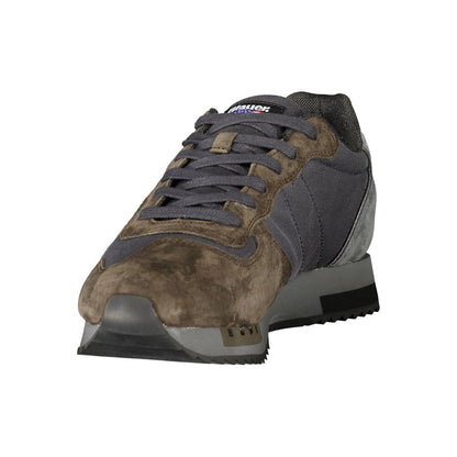 Gray Polyurethane Men's Sneaker