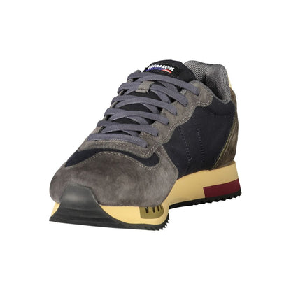 Blue Leather Men's Sneaker