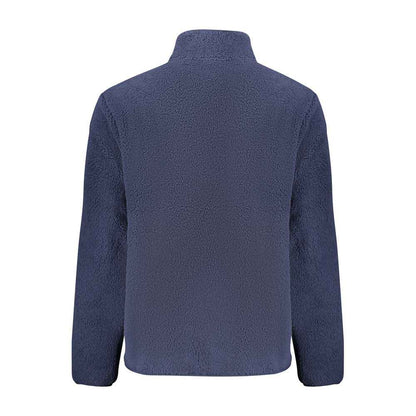 Blue Polyester Men's Sweatshirt