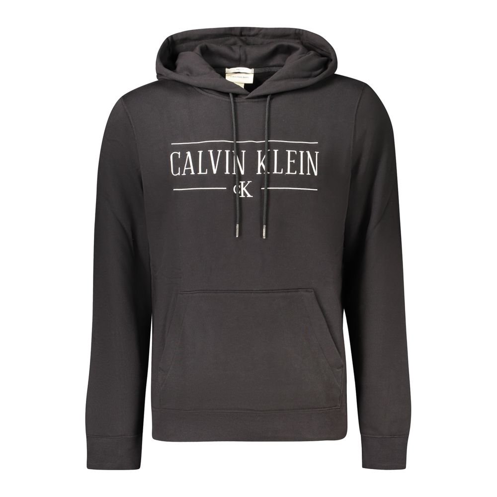 Black Cotton Men's Sweatshirt