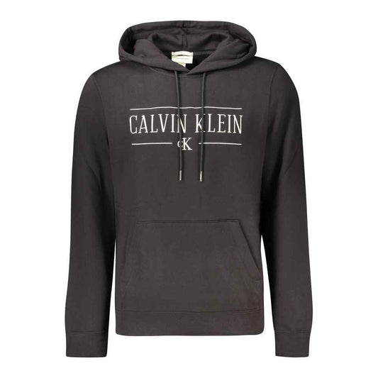 Black Cotton Men's Sweatshirt