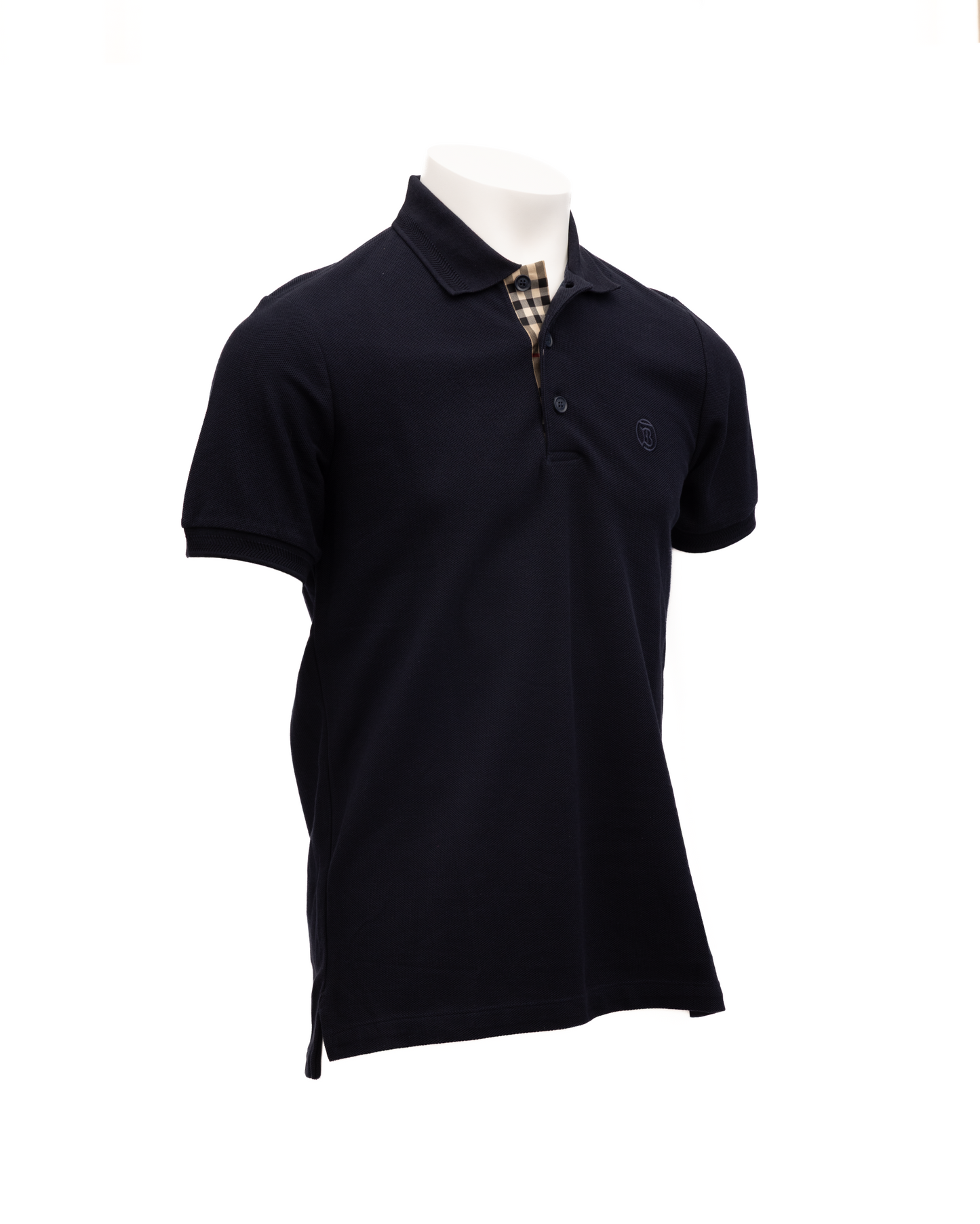 Coal Blue Cotton Polo Shirt