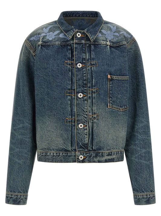 Blue Cotton Denim Jacket