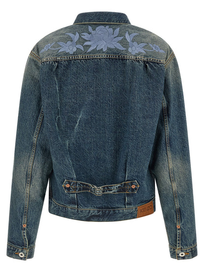 Blue Cotton Denim Jacket
