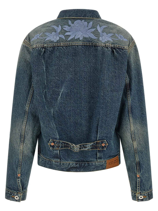 Blue Cotton Denim Jacket