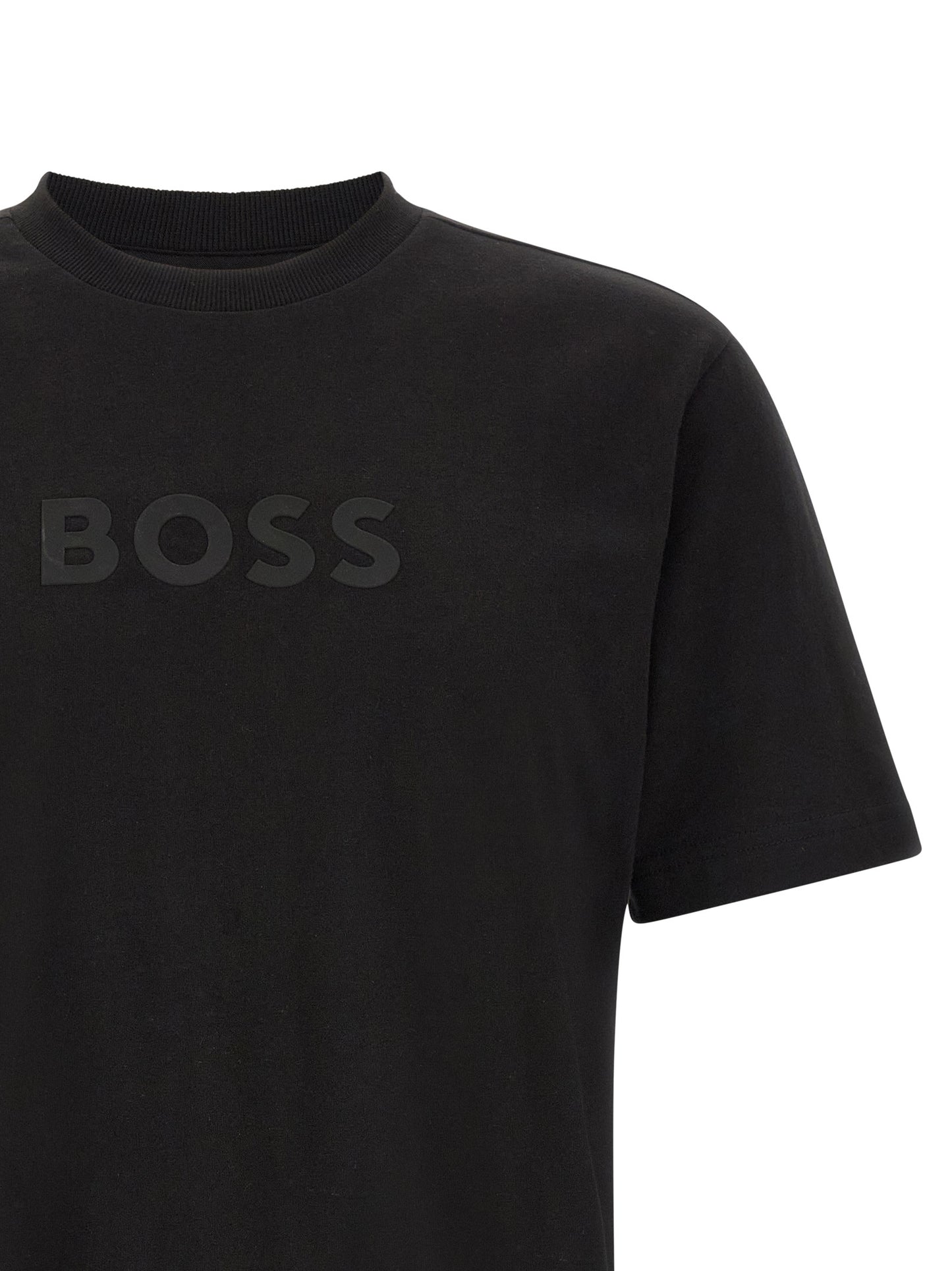 Black Cotton T-Shirt