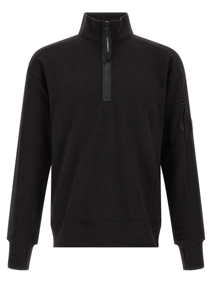 Black Cotton Sweatshirt