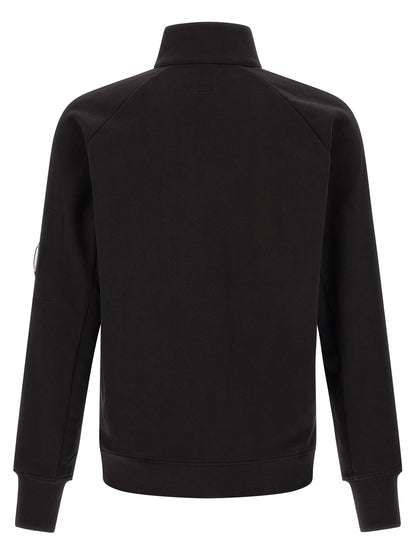 Black Cotton Sweatshirt