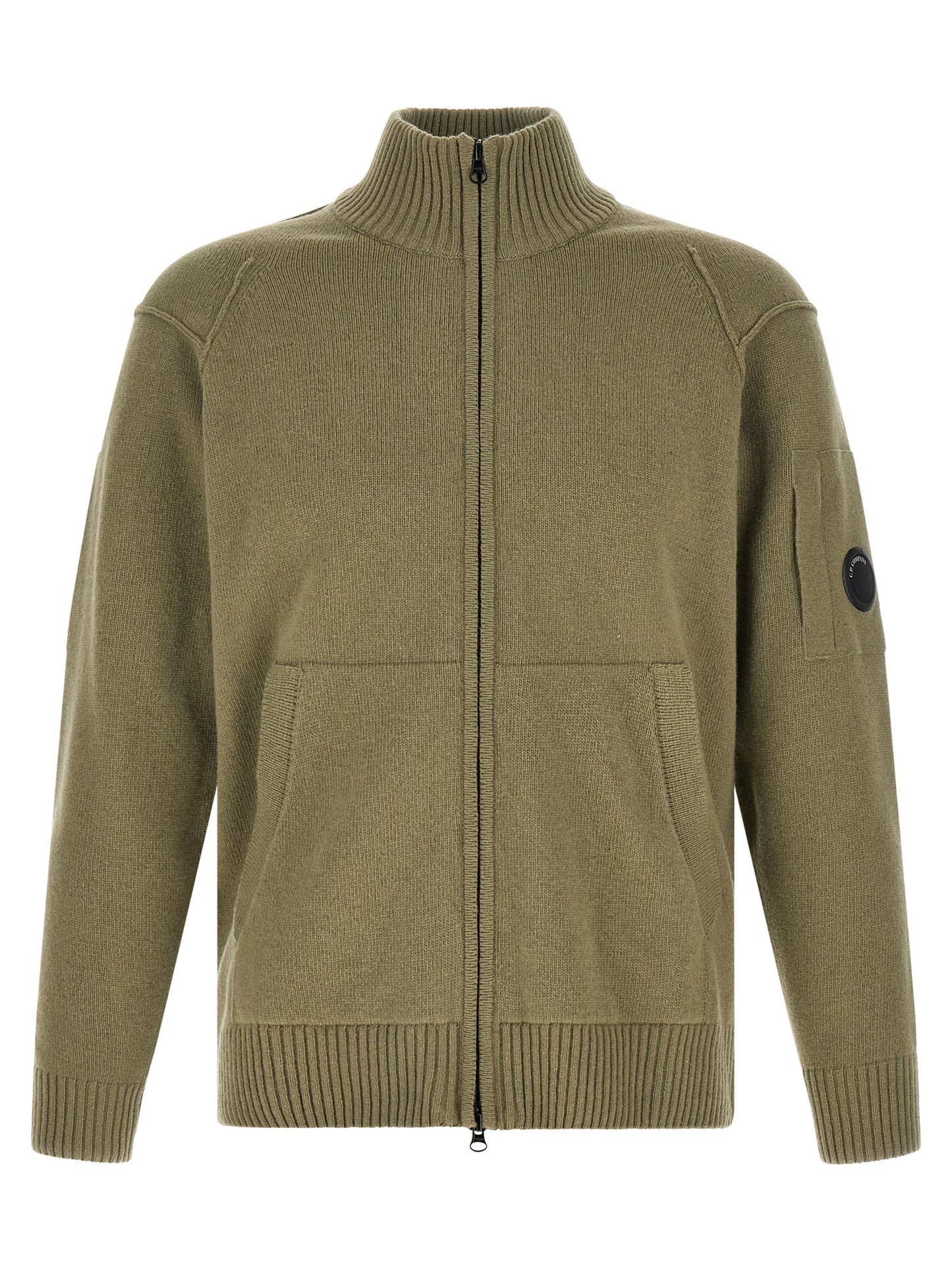 Bicolor Wool Cardigan