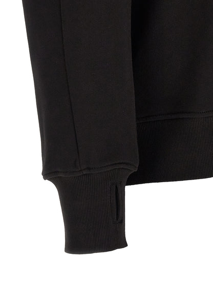 Black Cotton Sweatshirt