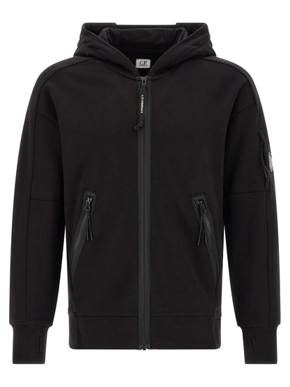 Black Cotton Sweatshirt