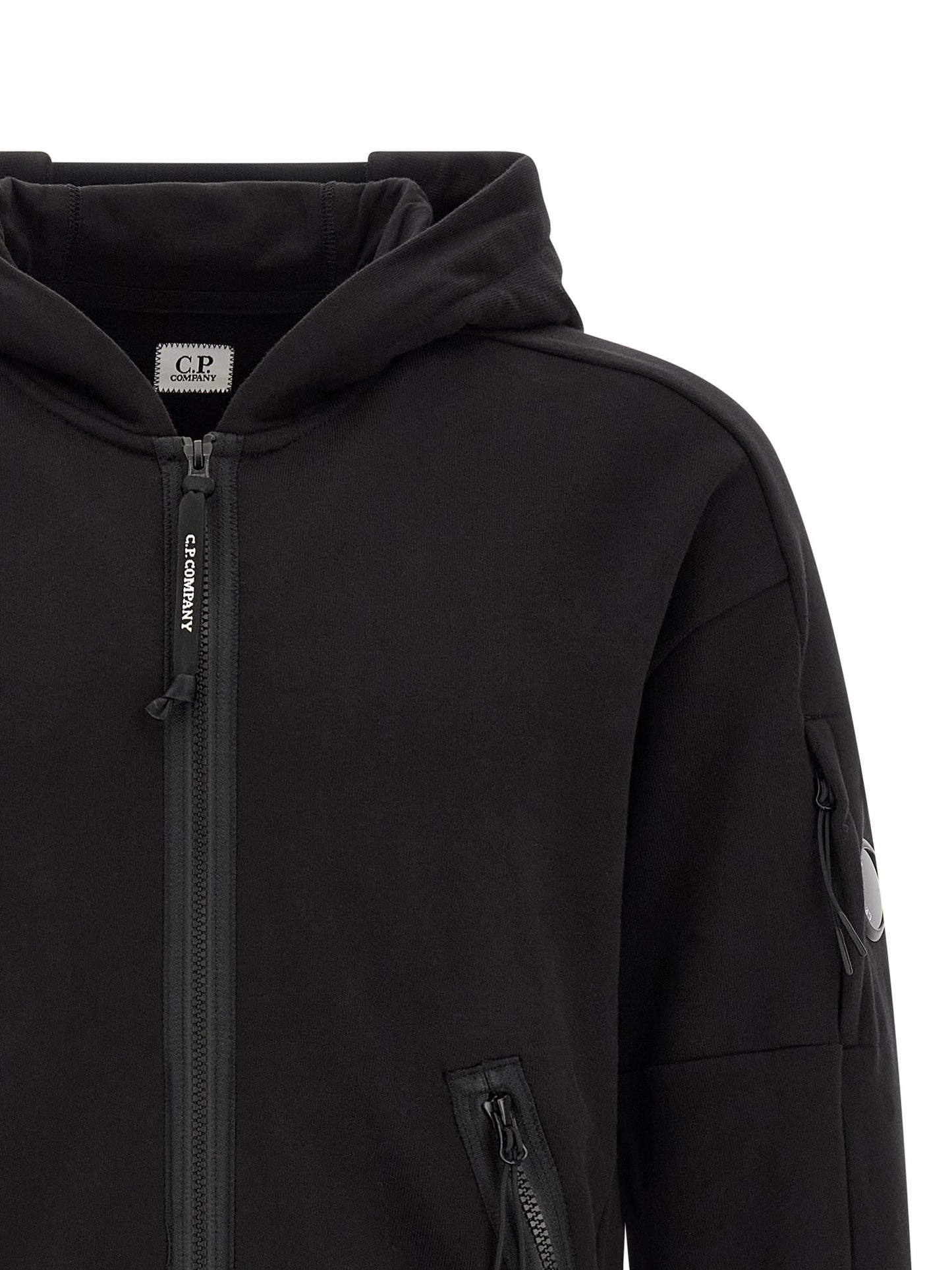 Black Cotton Sweatshirt