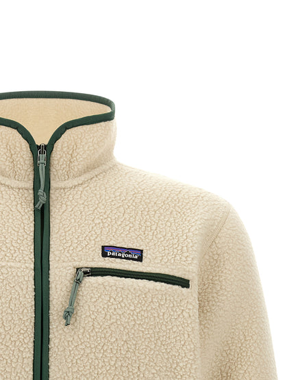 Beige Polyester Full-Length Jacket