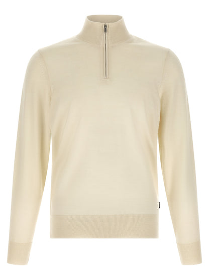 Beige Virgin Wool Cardigan