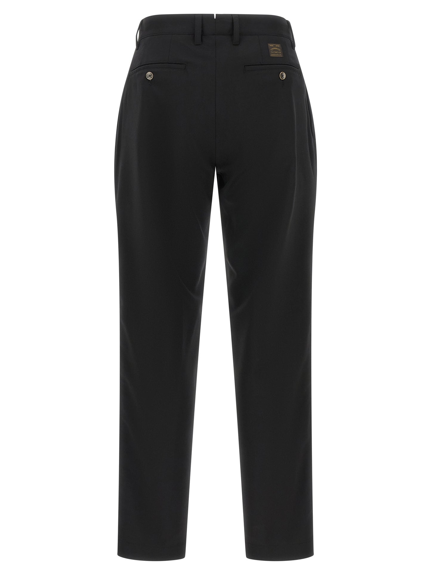 Black Polyester Dress Pants