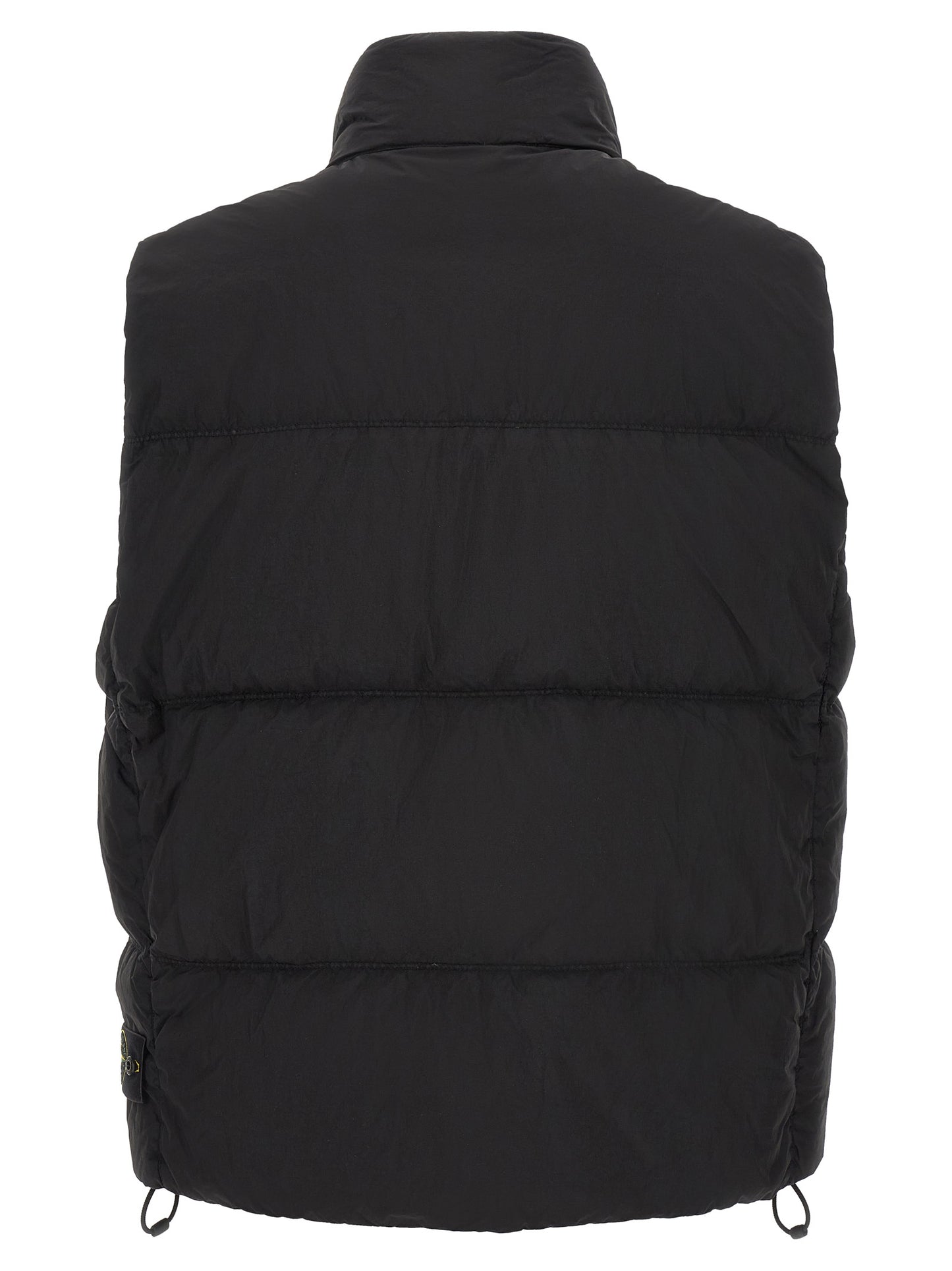 Black Polyamide Sleeveless Jacket