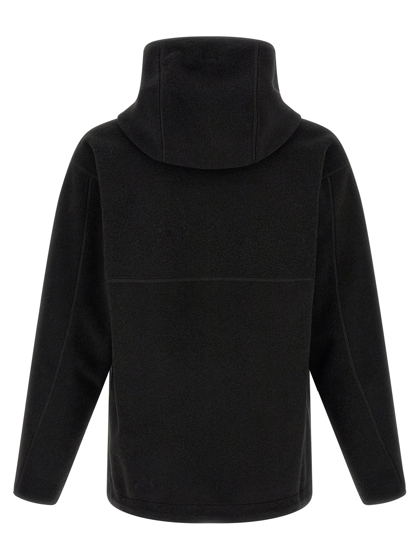 Black Polyester Shell Jacket