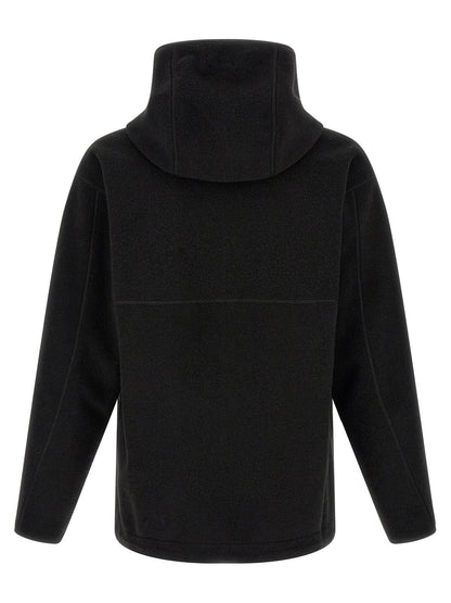 Black Polyester Shell Jacket
