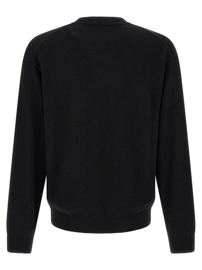 Black Cotton Sweatshirt