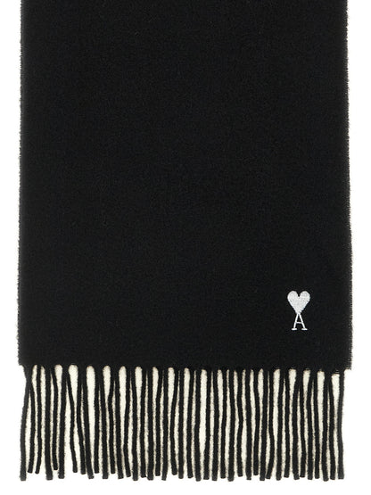 Black Wool Scarf