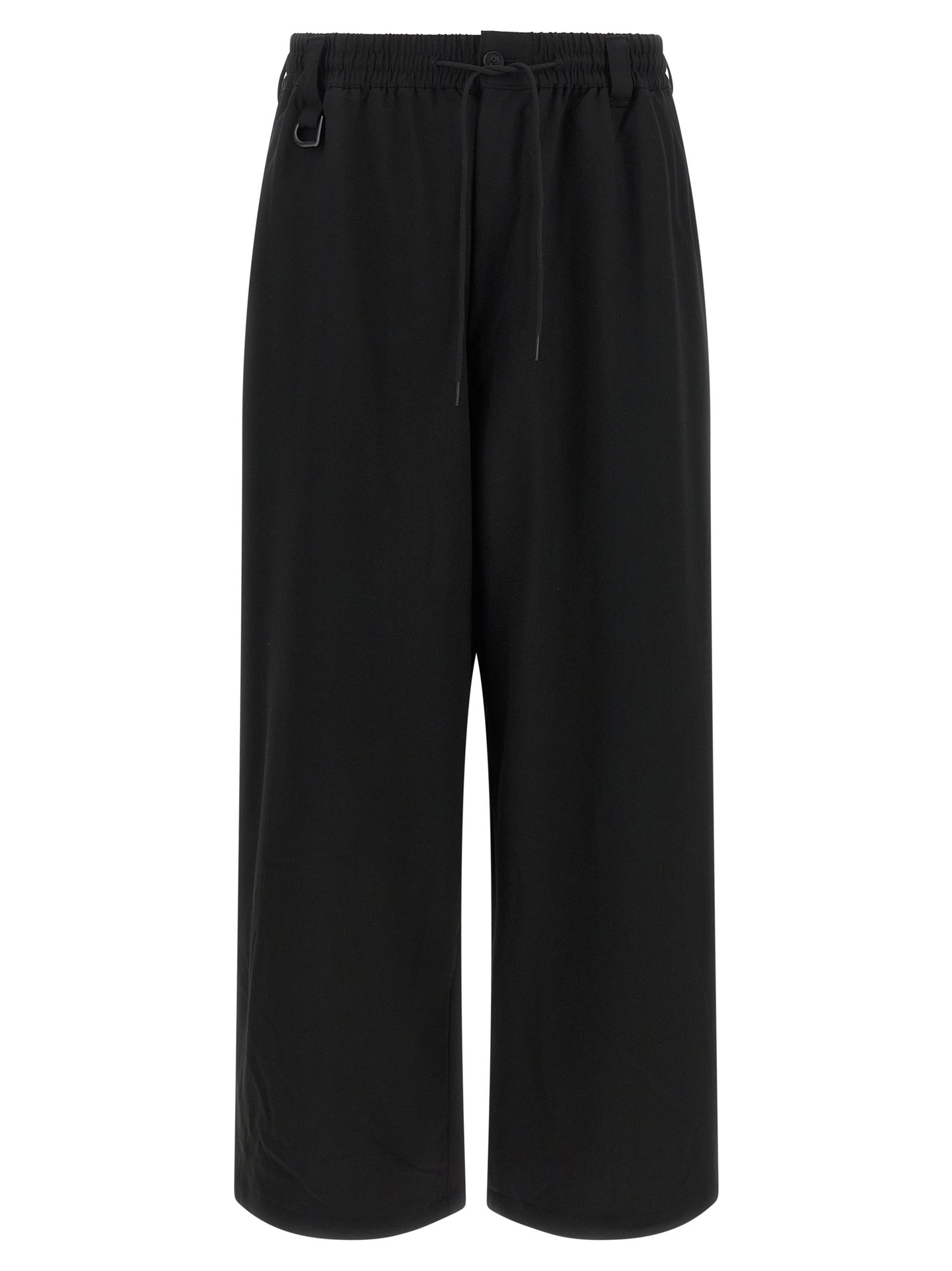 Black Wool Casual Pants