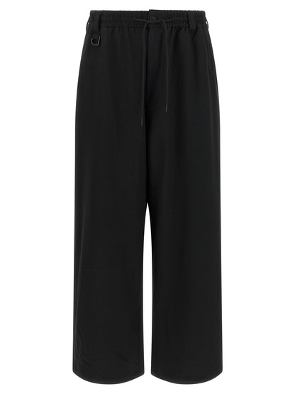 Black Wool Casual Pants