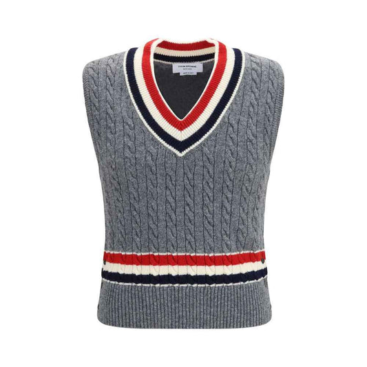 Gray Wool Oves Aries Sleeveles Sweater
