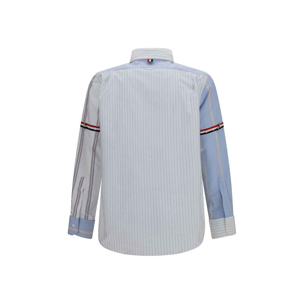 Blue Cotton Pattern Shirt