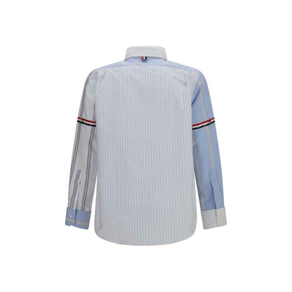 Blue Cotton Pattern Shirt