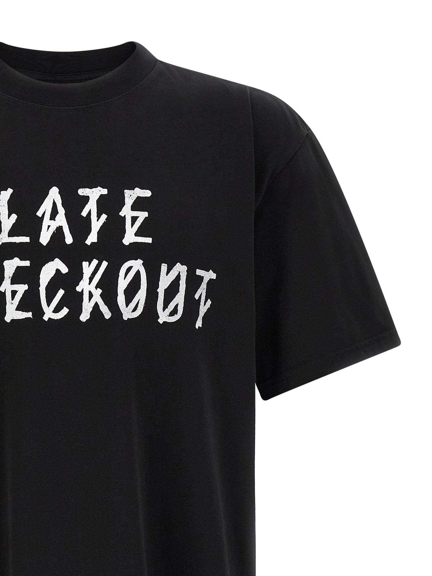 Black Cotton T-Shirt