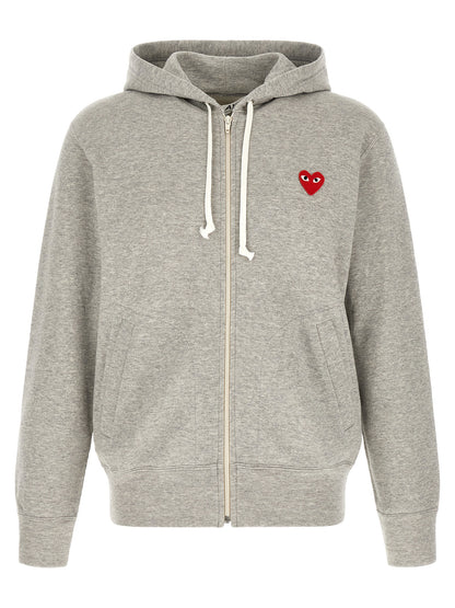 Gray Cotton Cardigan
