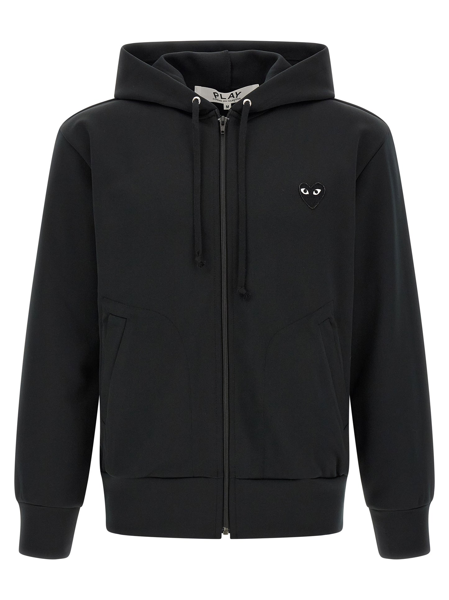 Black Polyester Cardigan