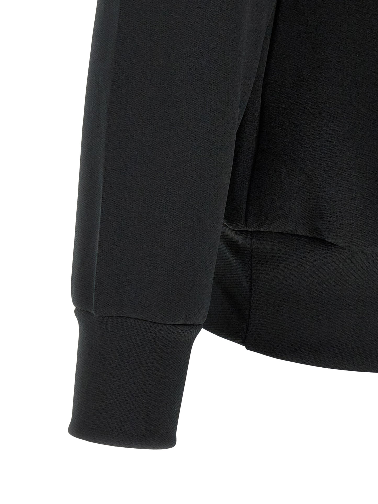 Black Polyester Cardigan