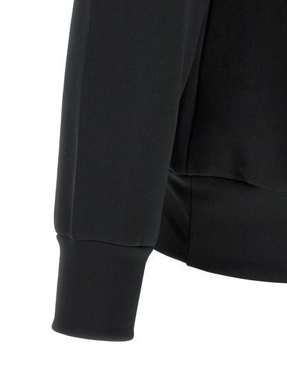 Black Polyester Cardigan