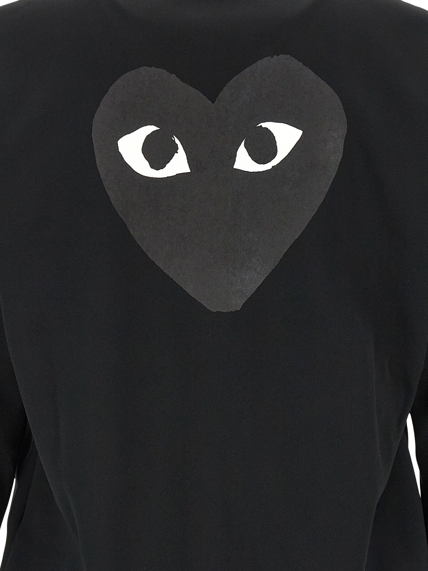 Black Polyester Cardigan
